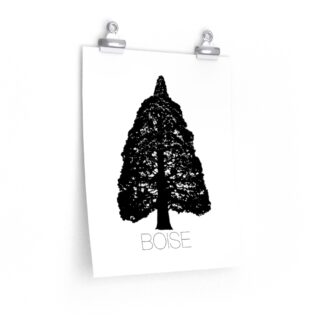 Boise Sequoia Premium Matte Framable Art Poster Print