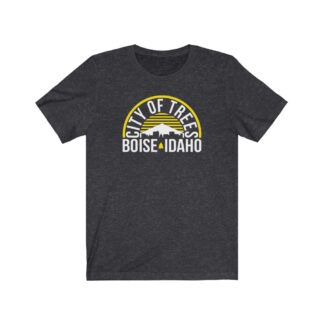 Boise Idaho Arch Skyline Cotton/Poly Blend T Shirt