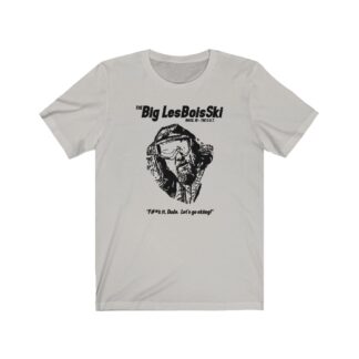 The Big LesBoisSki Men's Cotton/Poly Blend T Shirt