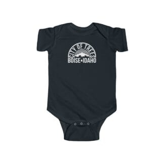 "Boise, Idaho Arch Skyline" Infant Onesie by The C.O.T.