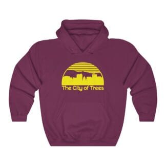City of Trees Skyline Men's 50/50 Hoodie